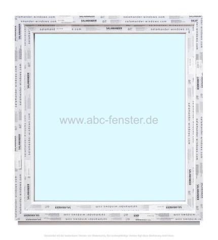 Kunststofffenster Salamander 120x130 cm (b x h), weiß, 3-fach Verglasung