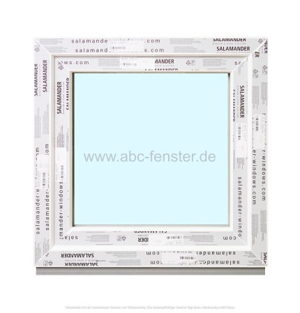 Kunststofffenster Salamander 60x60 cm (b x h), weiß, 3-fach Verglasung