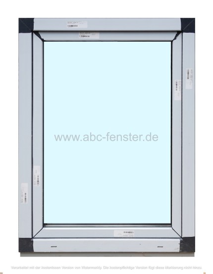 Kunststofffenster Salamander 90x120 cm (b x h), Aussendekor anthrazit und innen weiß, 3-fach Verglasung
