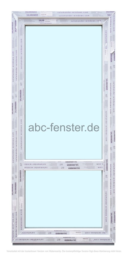 Kunststoffbalkontür 90 cm breit x 200 cm hoch (weiß), 3-fach Verglasung