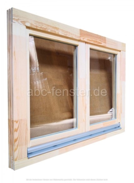 Holzfenster 120x90 cm, Europrofil Kiefer