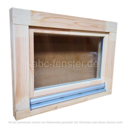 Holzfenster 80x60 cm, Europrofil Kiefer
