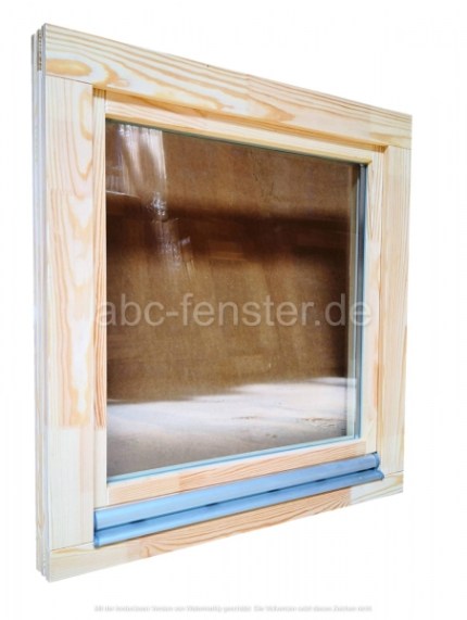 Holzfenster 90x90 cm, Europrofil Kiefer