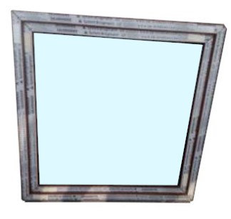 Kunststofffenster Salamander 100x100 cm (b x h), Aussendekor eiche gold und innen weiß, 3-fach Verglasung