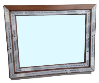 Kunststofffenster Salamander 100x80 cm (b x h), Aussendekor eiche gold und innen weiß, 3-fach Verglasung